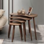 4 piece nesting coffee table - full walnut