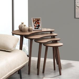 4 piece nesting coffee table - full walnut