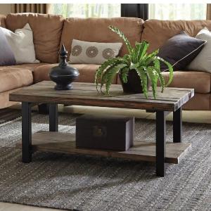 Wooden Solid Wood 2 Tier Coffee Table