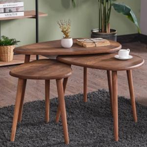 Wood Nesting Coffee Table 3 Piece