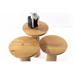 Set of 3 Wick Cork Coffee Table