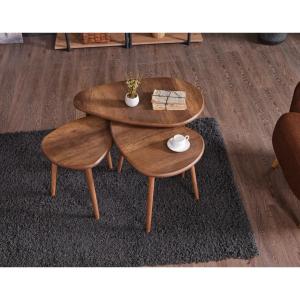 Wood Nesting Coffee Table 3 Piece