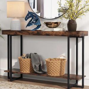 Wood Console Table-Dresuar